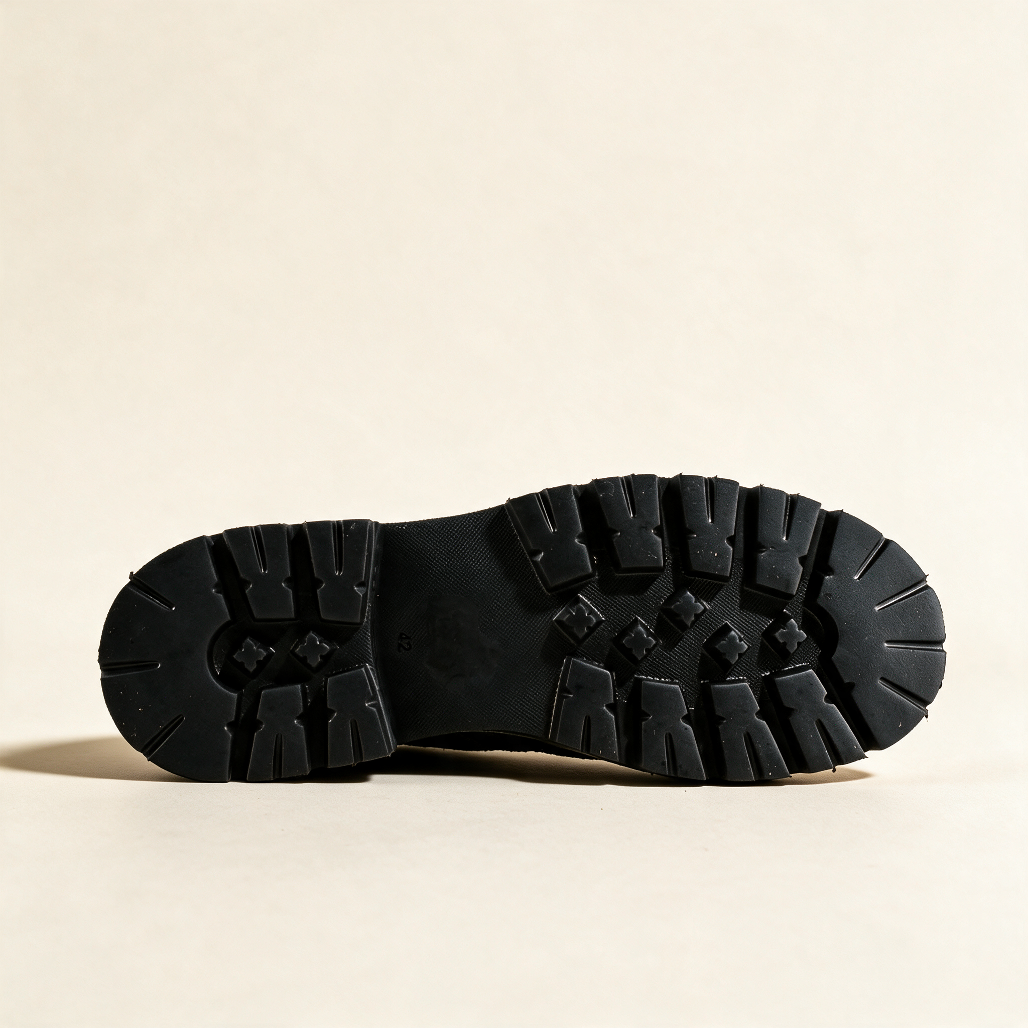 A.S.98 ORION Black ankle boots, outsole view 
